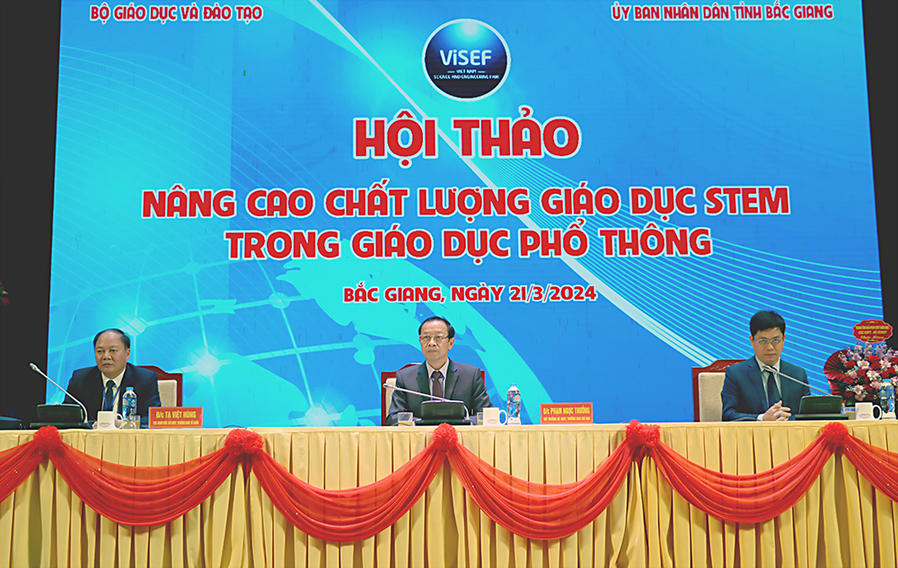 Hội thảo toàn quốc về nâng cao chất lượng giáo dục STEM tại Bắc Giang|https://sgd.bacgiang.gov.vn/chi-tiet-tin-tuc/-/asset_publisher/ygLgruflAjDS/content/hoi-thao-toan-quoc-ve-nang-cao-chat-luong-giao-duc-stem-tai-bac-giang