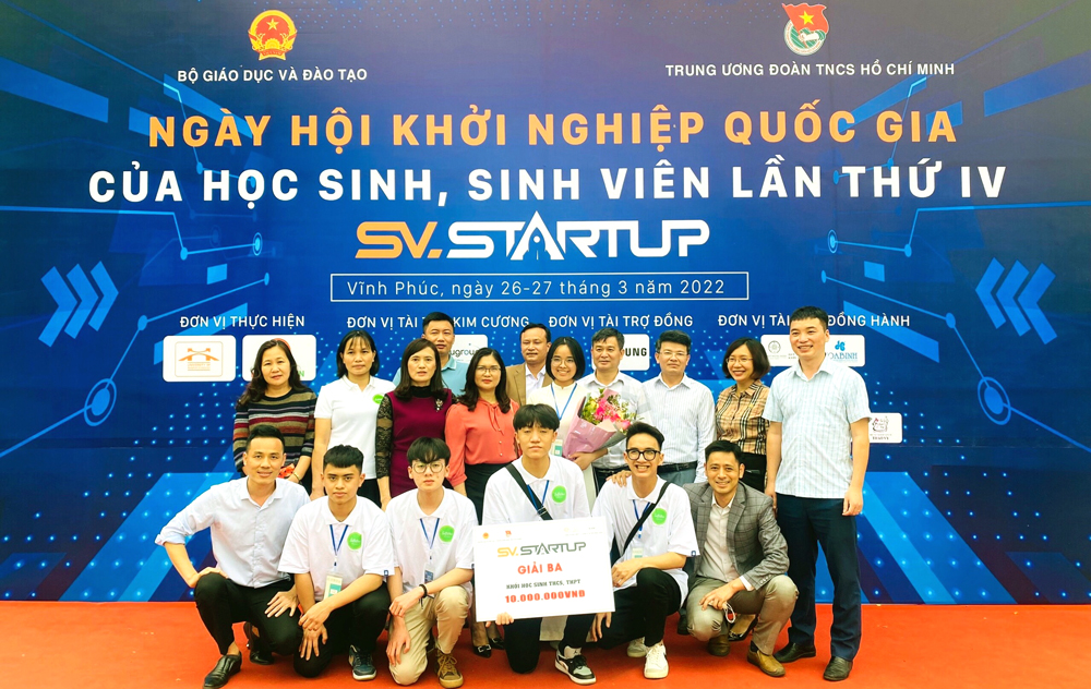 Bắc Giang lần đầu tiên đoạt giải Ba tại Cuộc thi Học sinh, sinh viên với ý tưởng Khởi nghiệp lần...