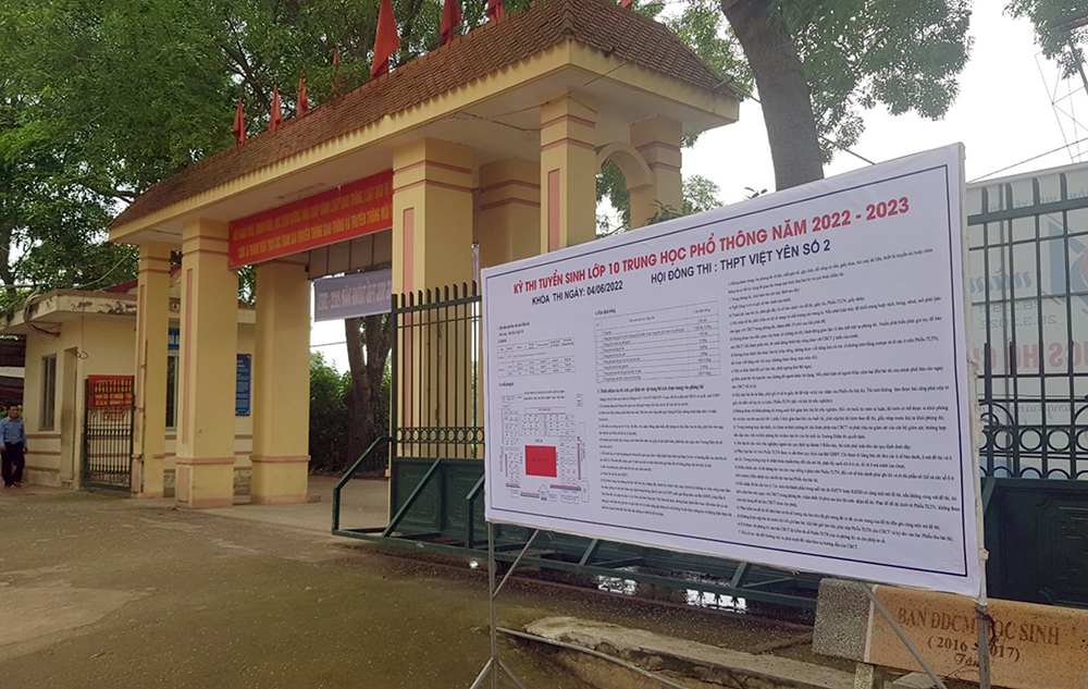 Bắc Giang - Công tác chuẩn bị cho kỳ thi Tuyển sinh lớp 10 THPT năm học 2022-2023 đã sẵn sàng