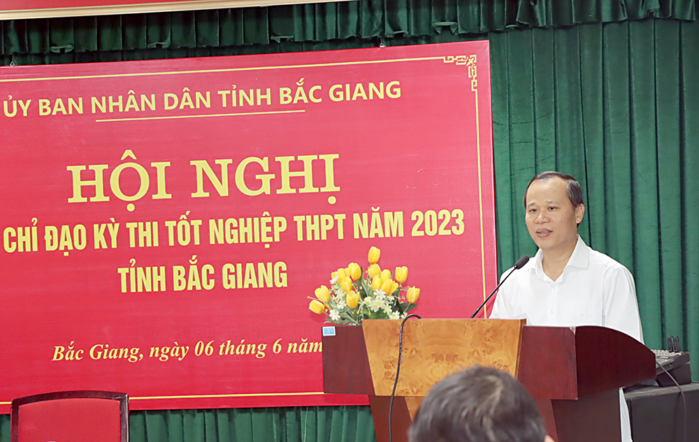Bắc Giang: Tuyệt đối không để mất điện tại các khu vực thi, điểm thi trong Kỳ thi tốt nghiệp THPT...