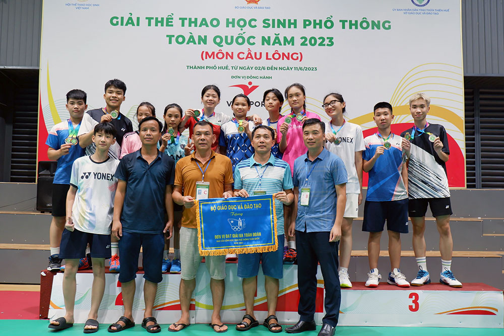 Đoàn vận động viên học sinh tỉnh Bắc Giang đạt thành cao tại Giải Thể thao học sinh phổ thông...