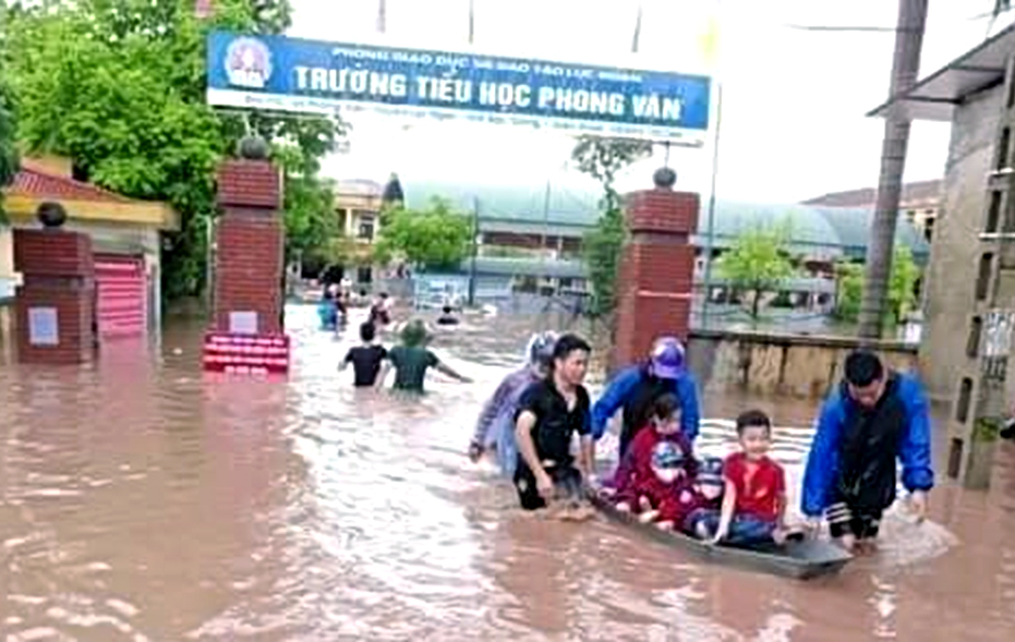 Ngành Giáo dục Bắc Giang chỉ đạo ứng phó với cơn bão số 1