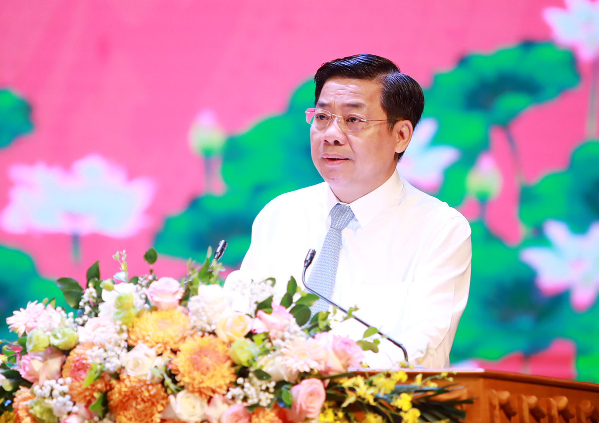 Phát biểu kết luận của Bí thư Tỉnh ủy Dương Văn Thái tại hội nghị sơ kết giữa nhiệm kỳ thực hiện Nghị quyết Đại hội Đảng bộ tỉnh Bắc Giang lần thứ XIX, nhiệm kỳ 2020-2025