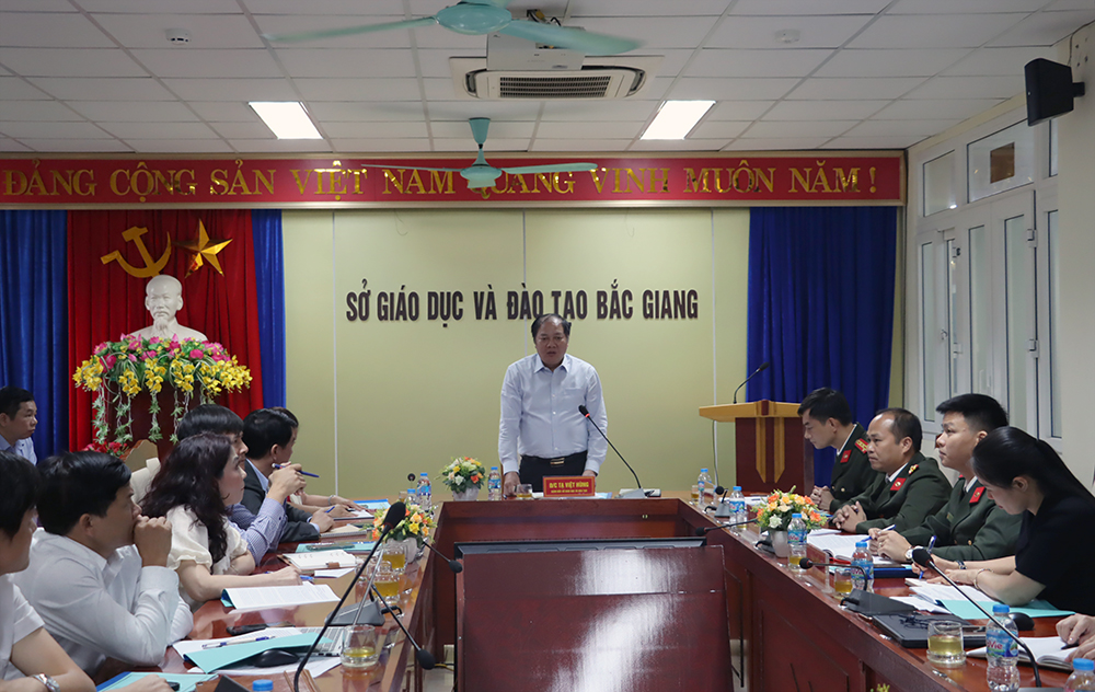 Ngành Giáo dục tổ chức thành công Hội nghị đảm bảo an toàn trường học, phòng chống bạo lực, vi phạm pháp luật đối với học sinh trong các cơ sở giáo dục trên địa bàn tỉnh Bắc Giang