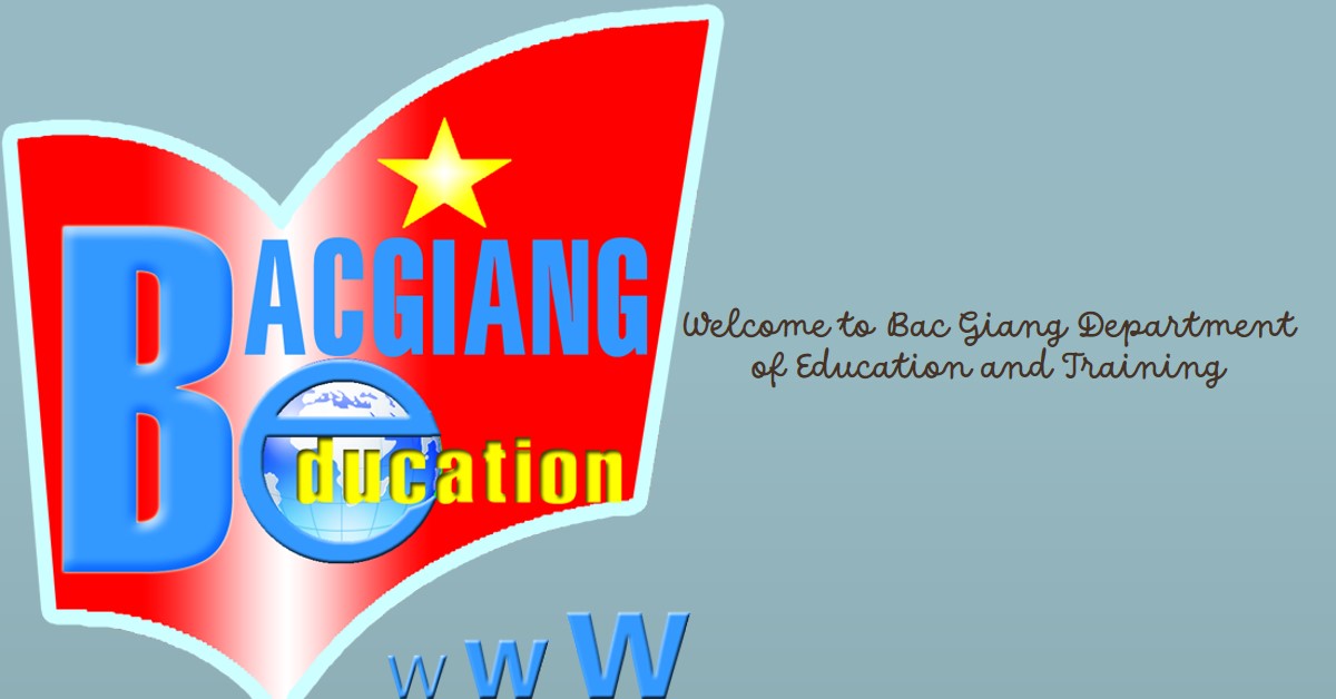 Organizational chart of Bac Giang Department of Education and Training