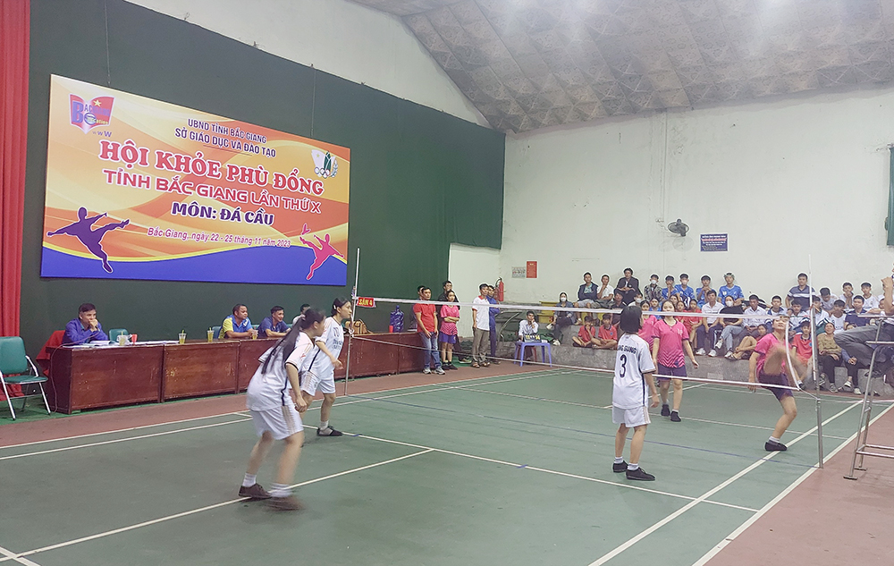 Hơn 1000 vận động viên tham gia Hội khỏe Phù Đổng tỉnh Bắc Giang lần thứ X các môn đợt 2