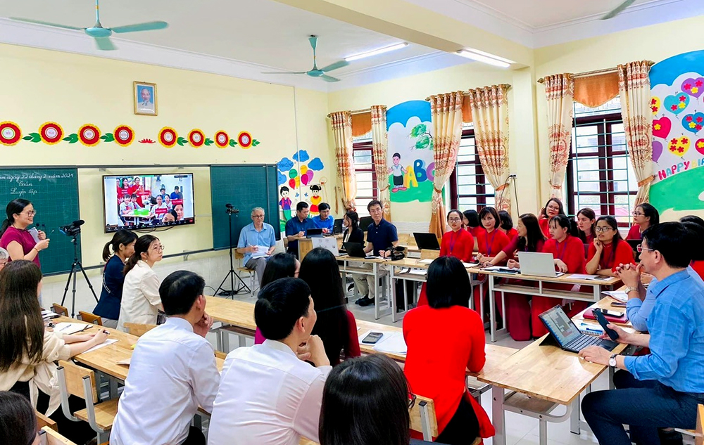 Bắc Giang tổ chức đợt sinh hoạt chuyên môn theo nghiên cứu bài học liên tỉnh