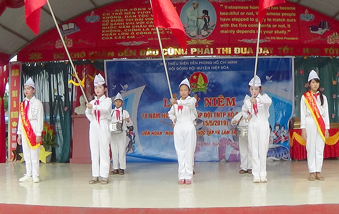 Hiệp Hòa sôi nổi kỷ niệm 78 năm ngày thành lập Đội TNTP Hồ Chí Minh
