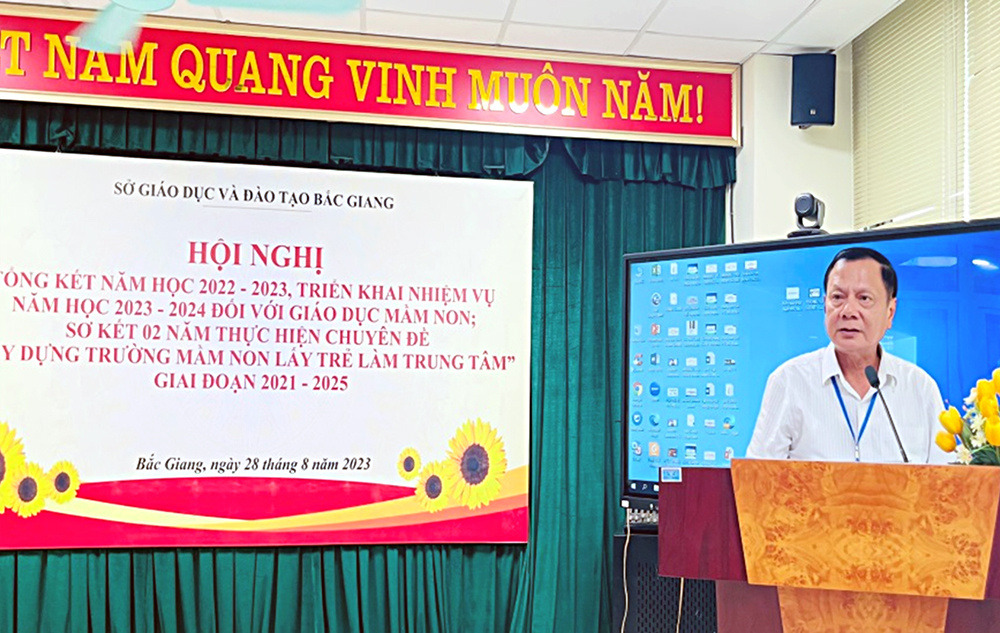 Bắc Giang: Triển khai nhiệm vụ năm học 2023-2024 đối với giáo dục mầm non