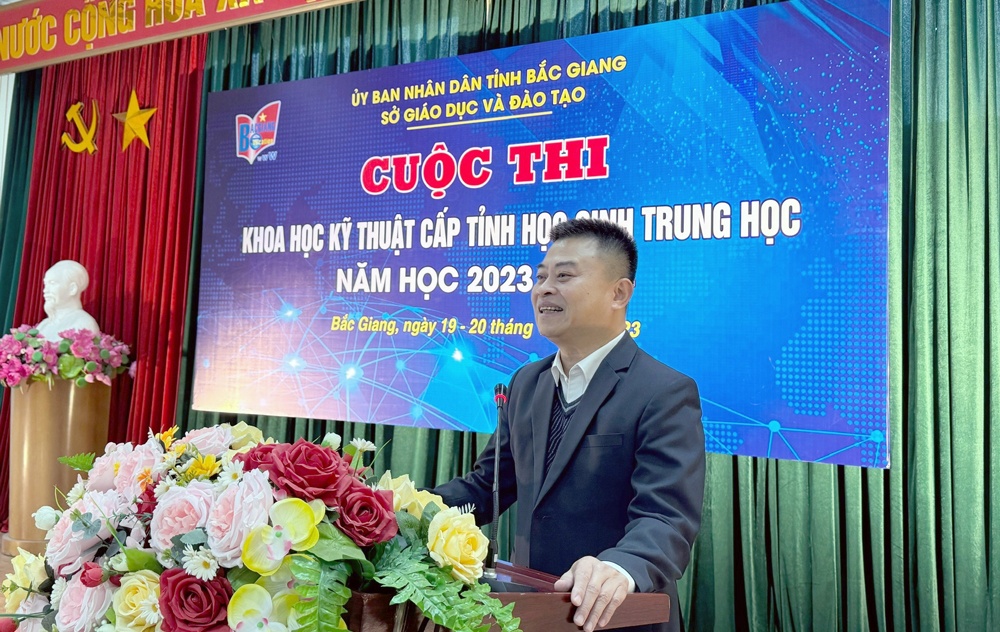 Bắc Giang: Khai mạc Cuộc thi khoa học kỹ thuật cấp tỉnh năm học 2023-2024
