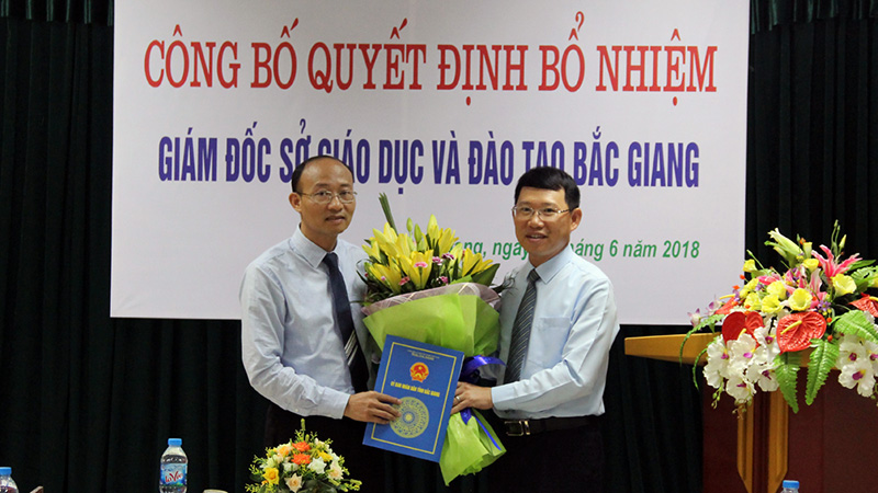 Đồng chí Trần Tuấn Nam được bổ nhiệm giữ chức vụ Giám đốc Sở Giáo dục và Đào tạo