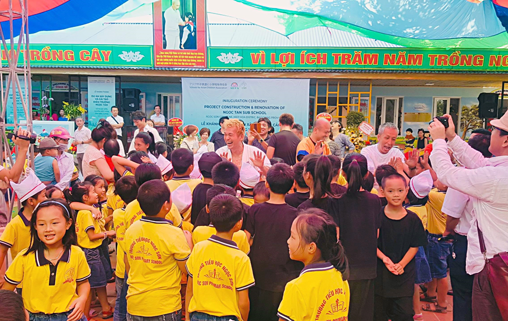 Mô hình trường học hữu nghị Việt Nam - Nhật Bản tại Hiệp Hòa