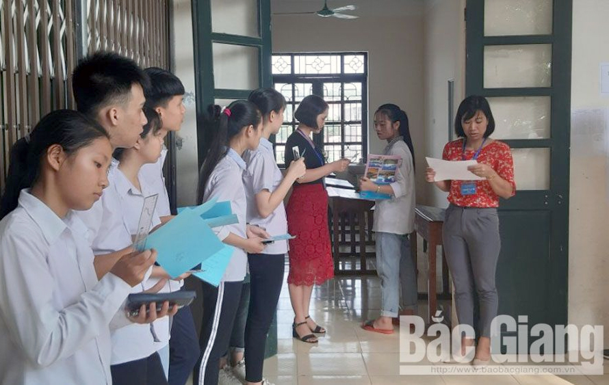 Bắc Giang: Hơn 900 thí sinh dự thi tuyển sinh vào lớp 10 THPT Chuyên năm học 2020-2021