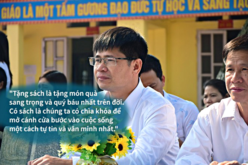 Ông Nguyễn Đức Toàn - Hiệu trưởng Trường THCS Mai Trung.