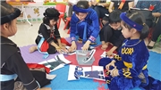 Ấn tượng với “ Ngày hội văn hoá các dân tộc huyện Lục Ngạn” trong trường mầm non