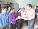 Công đoàn Sở GD&ĐT thăm hỏi và tặng quà tết các hộ nghèo tại huyện Lục Ngạn